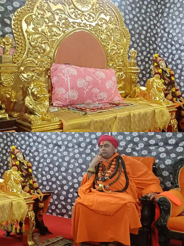महामंडलेश्वर अरुण गिरी उर्फ गोल्डन बाबा को मिला 251 किलो का स्वर्ण सिंहासन, जानिए इसके पीछे की वजह और महत्व
