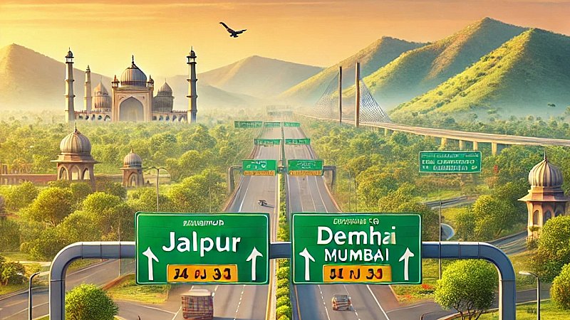 Delhi-Mumbai Expressway Complete: जयपुर से दिल्ली-मुंबई जाना हुआ आसान, एक्सप्रेसवे का काम लगभग पूरा