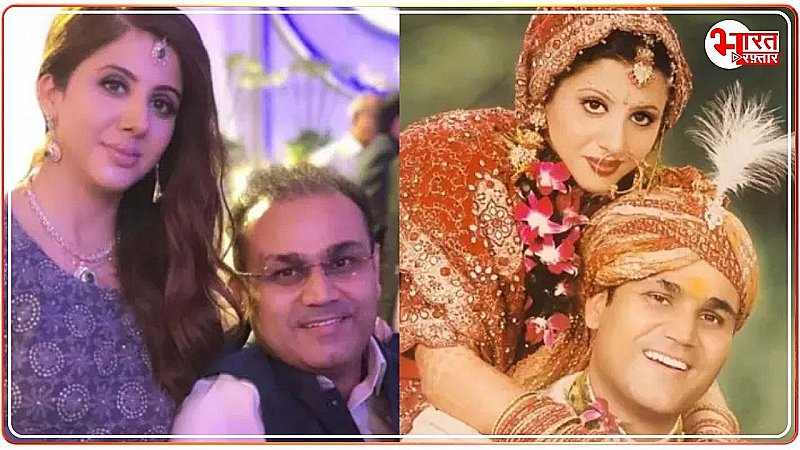 Virender Sehwag और Aarti के रिश्ते पर सवाल, क्यों किया सोशल मीडिया पर एक-दूसरे को अनफॉलो? 20 साल की शादी पर संकट!